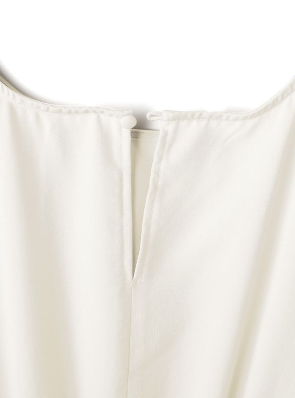 日本 GRL - 圓領寬鬆收腰波浪短袖上衣-米杏 (F)