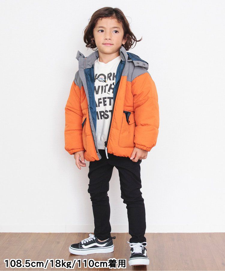 日本 BREEZE - 內刷毛輕量彈力合身長褲-灰格紋