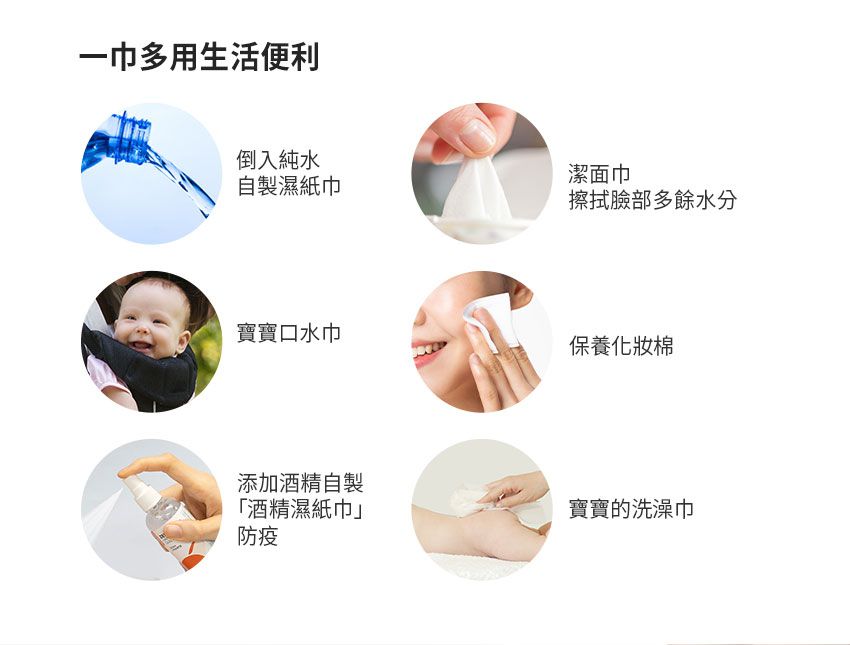 MOTHER-K - 頂級乾溼兩用紙巾-人造絲 (單包)-160抽/包