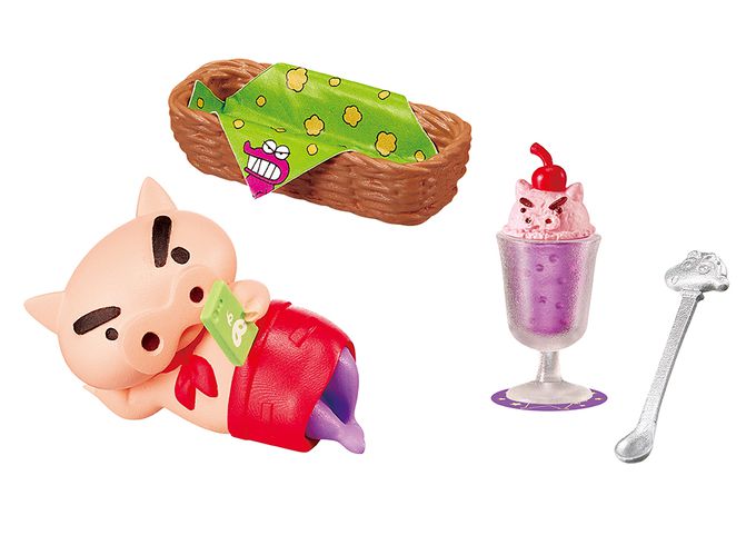 RE-MENT - 蠟筆小新系列 小新咖啡店 整組8種