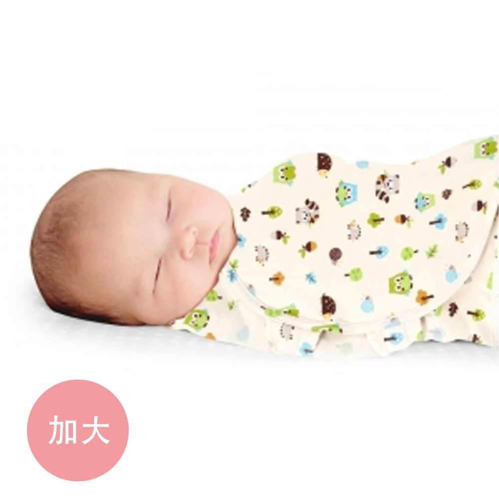 Summer Infant - 聰明懶人育兒包巾2入組-貓頭鷹 (加大)-適用年齡:4~6個月