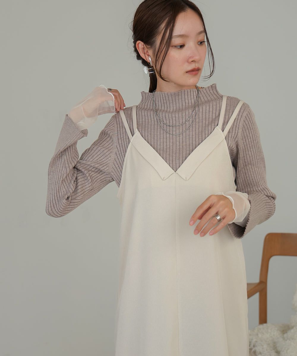 日本 Bab - 2WAY設計修身背心裙-水藍