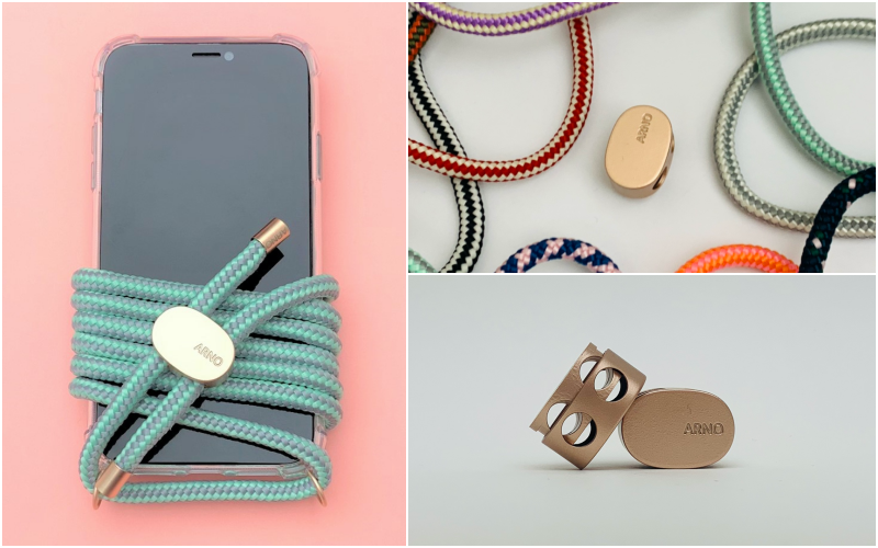 手滑黨救星！韓國 ARNO 手掛繩／背帶手機殼 ❤ 絕美又實用