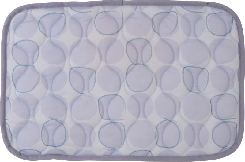 日本小泉 - 節電對策 接觸涼感枕頭墊/保潔墊-清爽點點-丁香紫 (43×63cm)