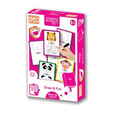 香港 Learning Kitds - 藝術系列-動物繪畫認知遊戲