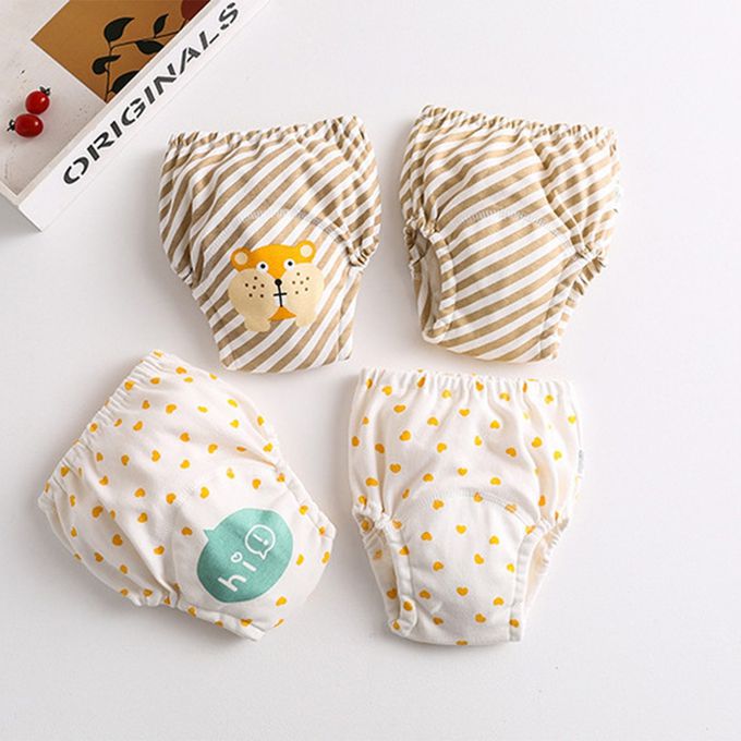 小 pipi - 純棉兒童學習褲/訓練褲3入組-大象波波