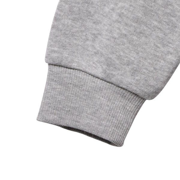 日本西松屋 - 刷毛圓領印花長袖上衣-怪手-灰