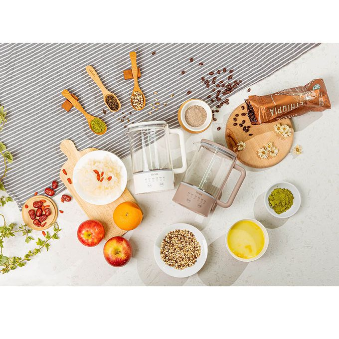 MIYA - 溫控美顏玻璃養生壺/快煮壺-MY-KT222-藕粉色