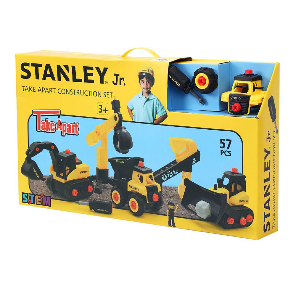 STANLEY Jr. - 組裝工程車-經典建築工程套組