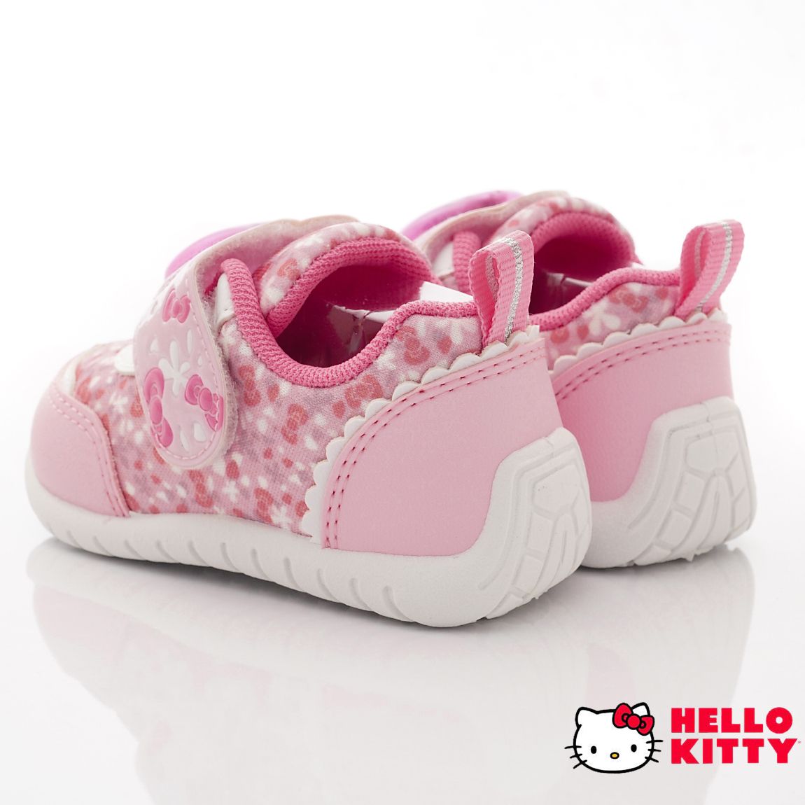 HELLO KITTY - 台灣製甜心電燈休閒款(小童段)-運動鞋-粉