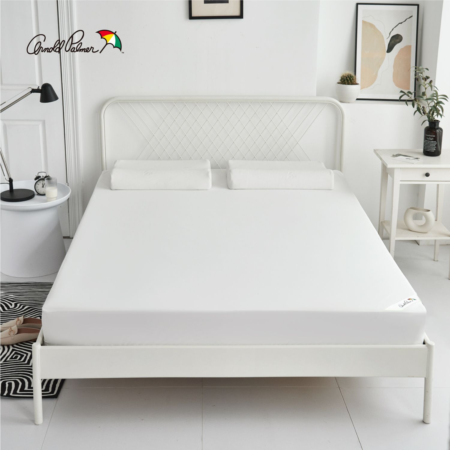 限時買1送1！【Arnold Palmer雨傘牌 】羽絨被/ 防水保潔墊