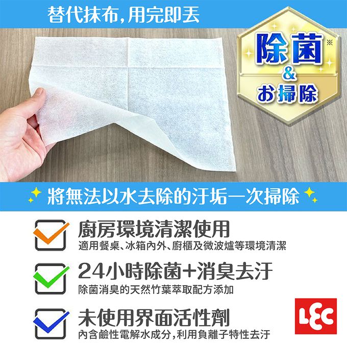 【激落君】廚房用除菌擦拭巾30枚入