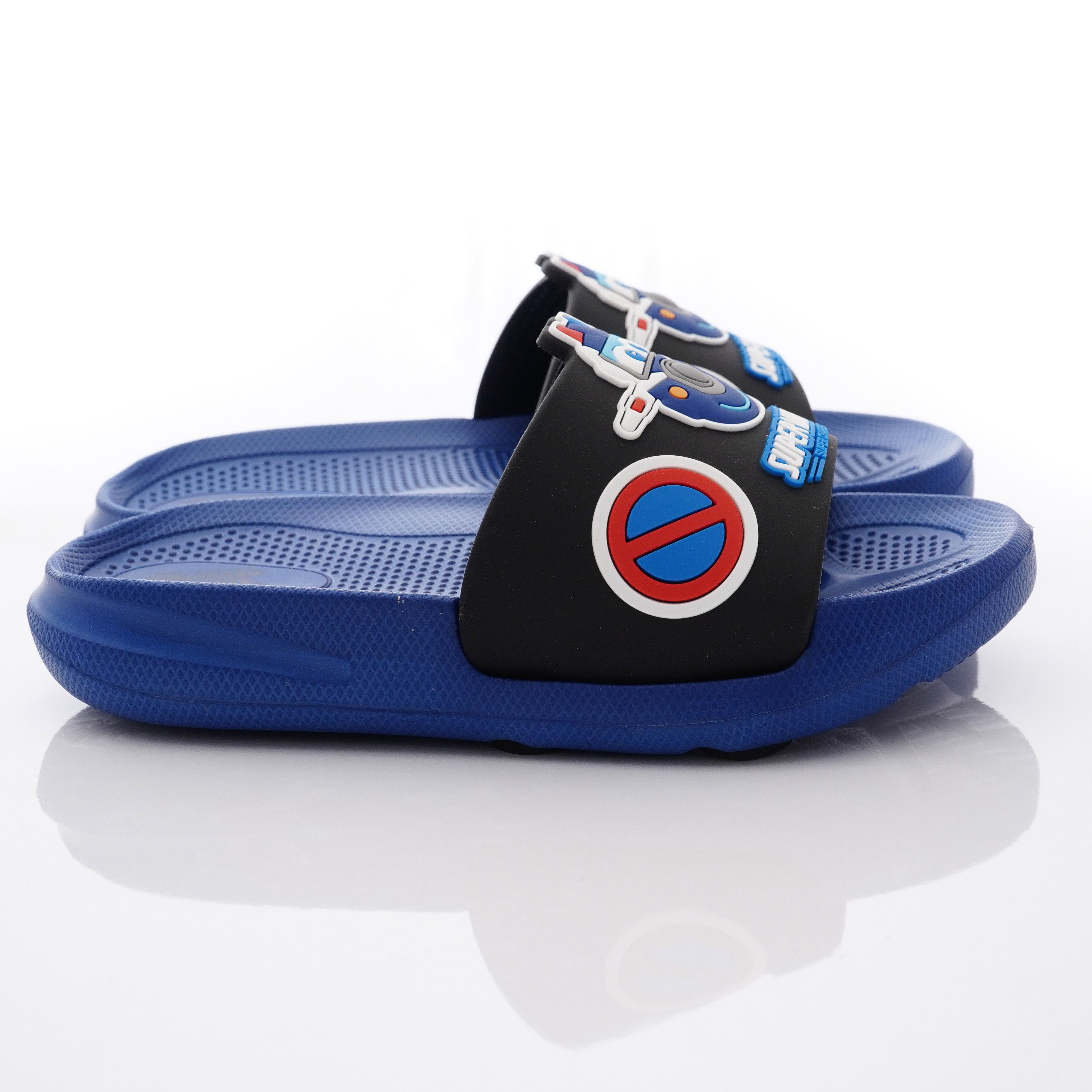 Super Wings - 卡通童鞋-保羅輕量拖鞋款(中小童段)-深藍