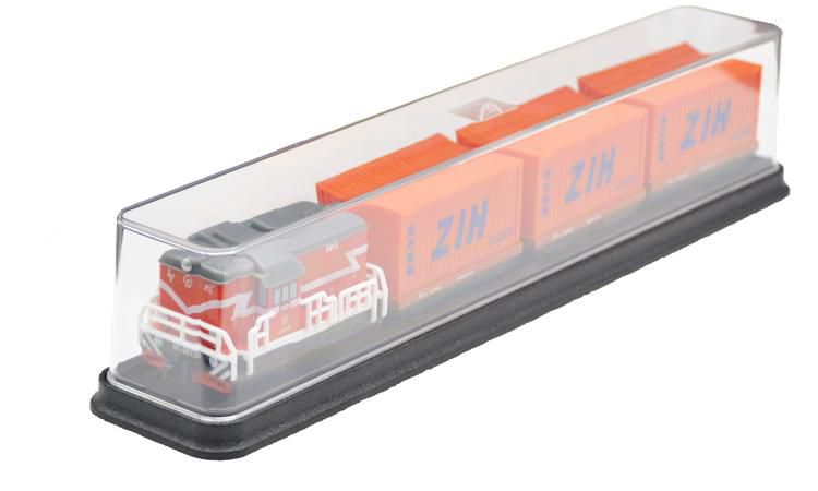 鐵支路模型 - 東風7C歐班列(鄭州)迴力列車