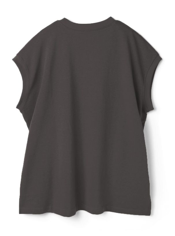 日本 GRL - 純棉百搭顯瘦法式袖上衣-果綠 (F)