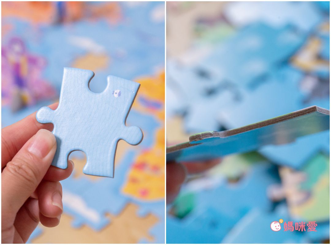 探索世界第一步【法國Janod】世界恐龍拼圖＆學習桌遊