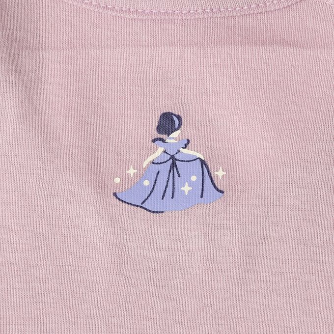 akachan honpo - ah長袖圓領上衣2件組-穿衣練習-紫色