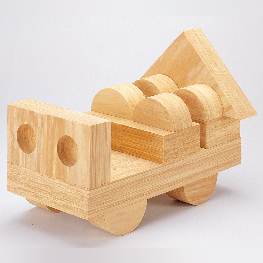 Weplay - Weplay軟質木紋積木-40件-厚4cm