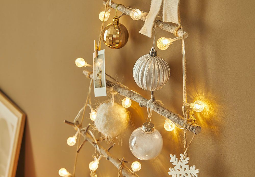 韓國 Bebe Deco - DIY聖誕樹/聖誕壁飾燈-白雪童話 (樹高80cm，樹寬68cm，約0.6kg)