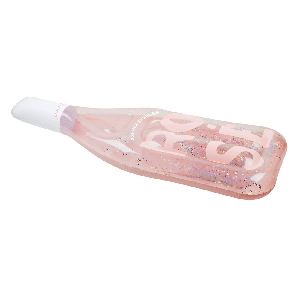 澳洲 Sunnylife - 造型漂浮氣墊/飄浮床-粉紅香檳-70 x 200 x 18 公分