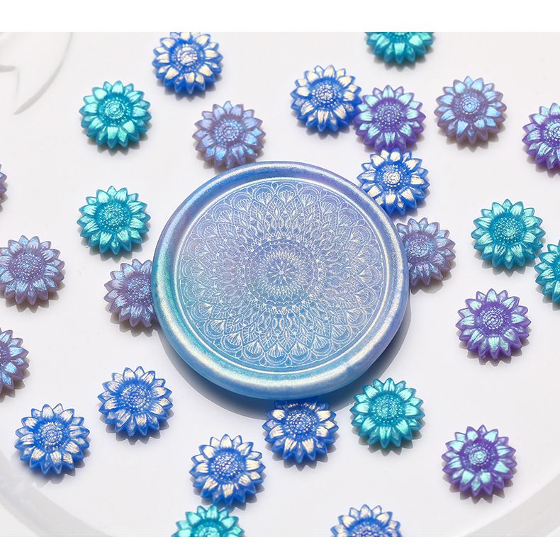 向日葵極光火漆章蠟粒-亮粉