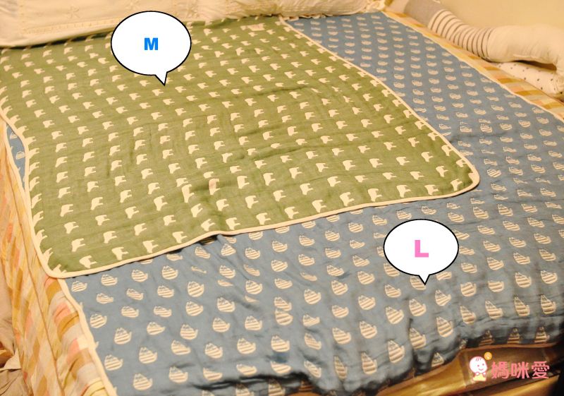 日本 Fuwara - 日本製三河木棉六重紗蓋毯-彩色蘑菇 (70x100cm)