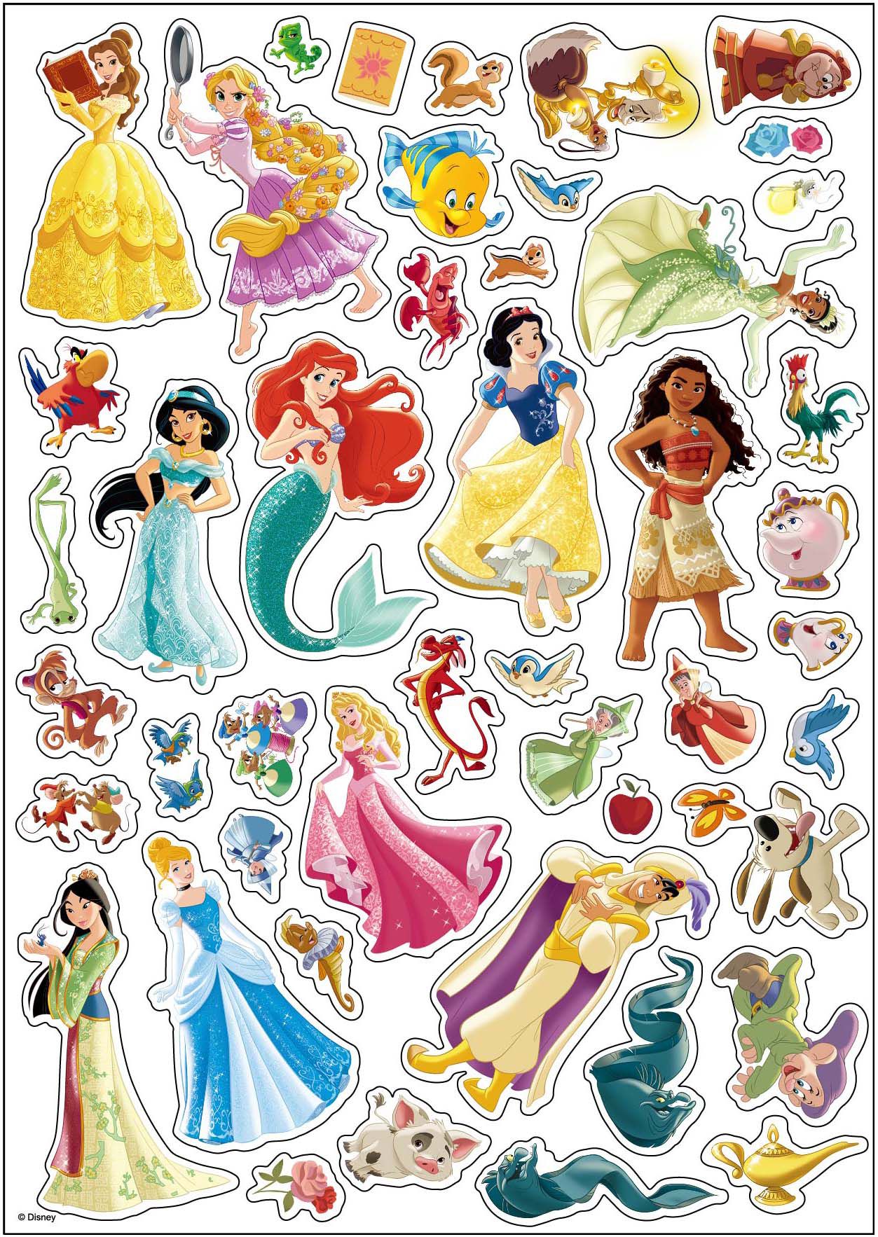 京甫 - 迪士尼磁貼書-公主 浪漫奇緣