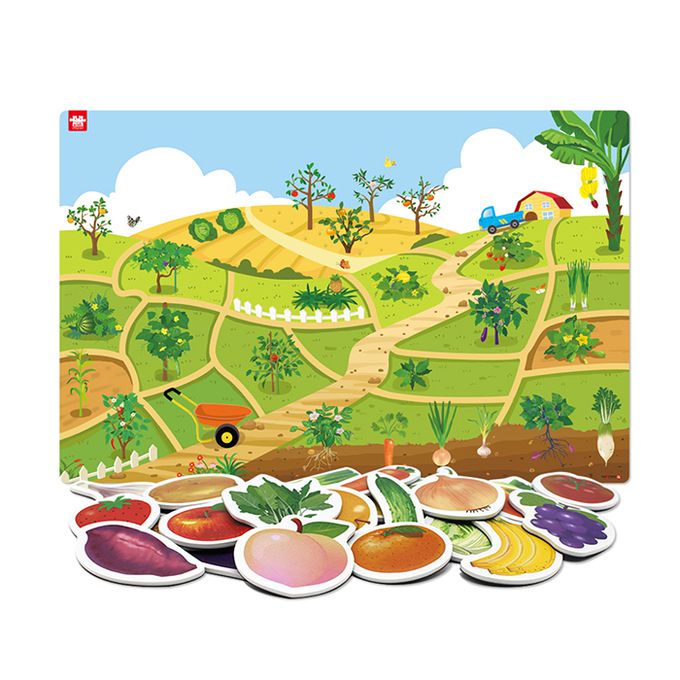 韓國 Ariati - 場景磁性壁貼-田園蔬果