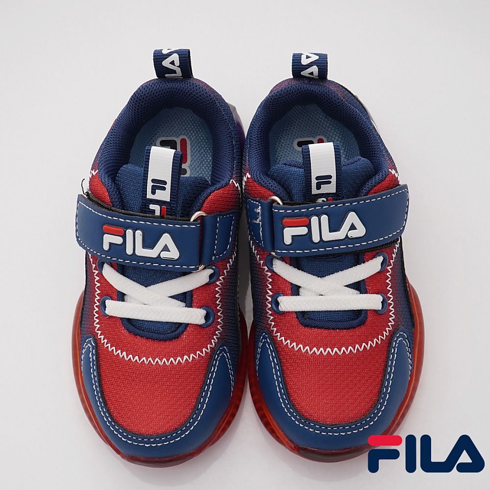 FILA - FILA康特杯電燈運動鞋款(中大童段)-運動鞋-紅藍