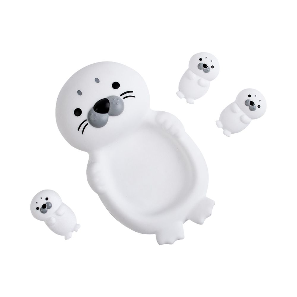 洗澡海豹寶寶玩具組 漂浮戲水玩具-海豹漂浮組