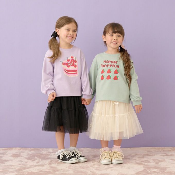 日本 Lycee mine - 百搭印花休閒長袖上衣-Lovely Day-杏