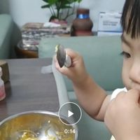 美國 OXO - 寶寶握叉匙組-靛藍綠