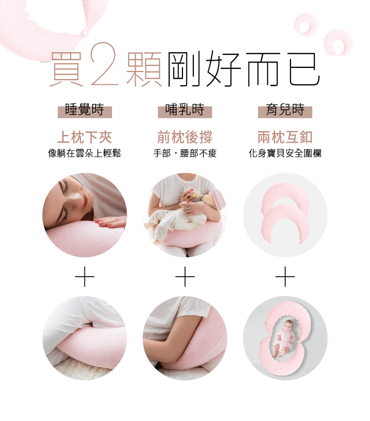 六甲村 Mammy Village - 經典孕婦哺乳枕-秘境藍
