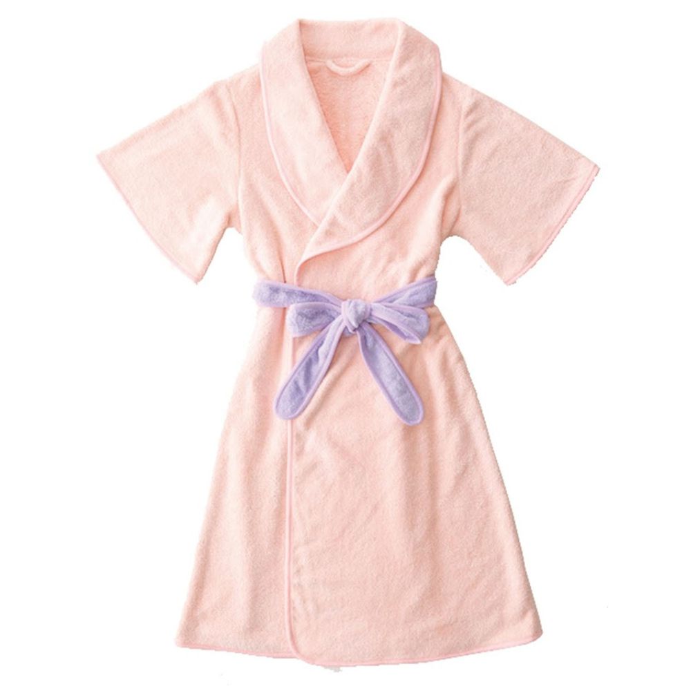 日本 CB JAPAN - 馬卡龍系列超細纖維浴袍-粉紅 (W50xH100cm)