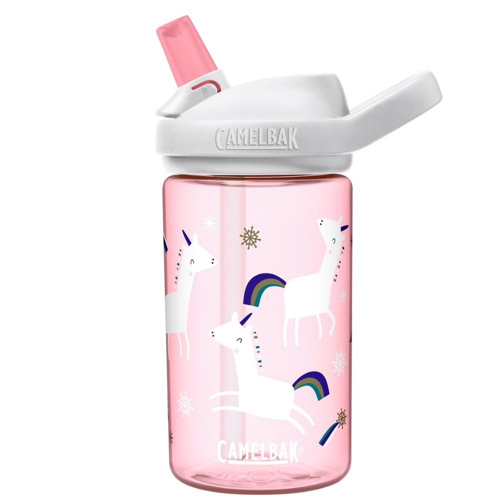 CamelBak - EDDY+ 兒童吸管運動水瓶-雪花獨角獸 (400ml)-156g