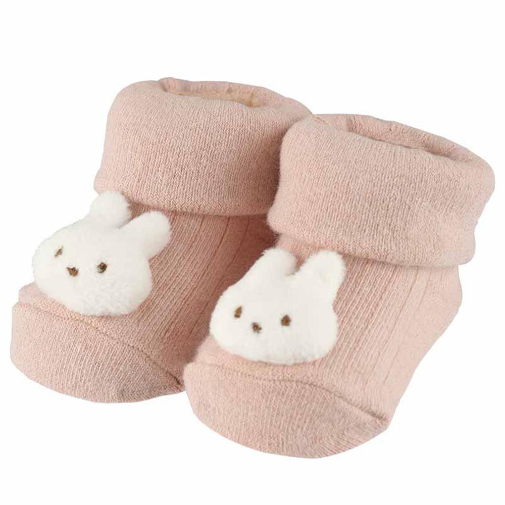 akachan honpo - 附造型裝飾襪-兔子-粉紅色 (7～9cm)