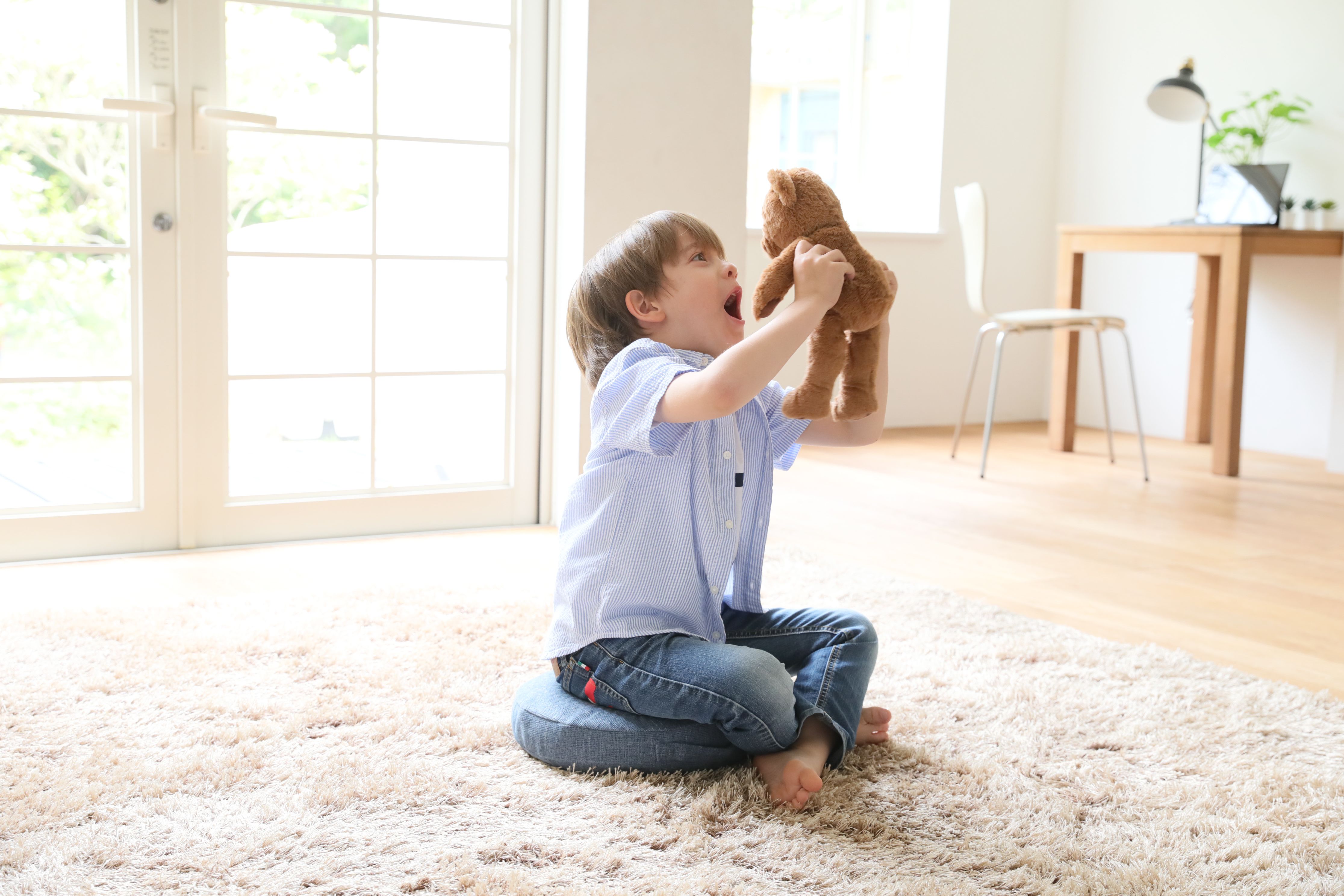 日本gymterior - 充氣平衡坐墊-天藍 (小)