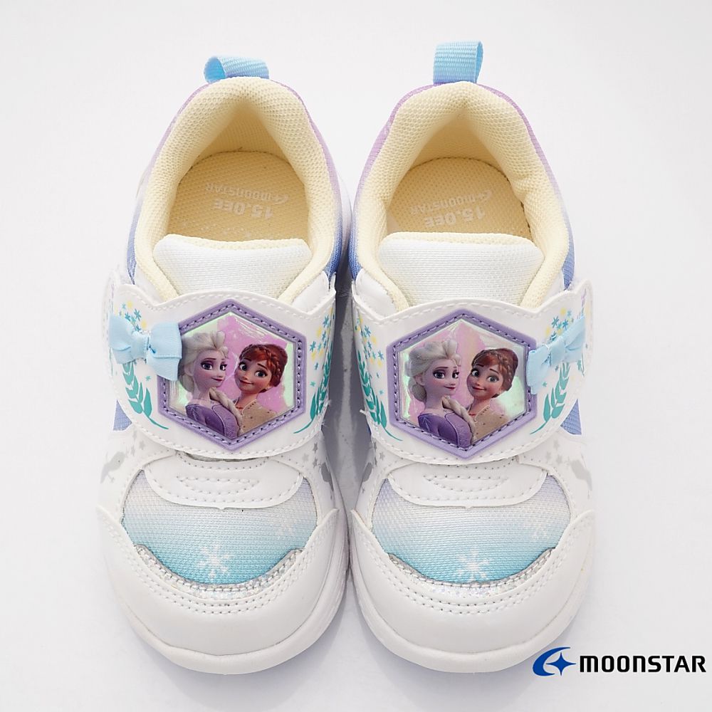 MOONSTAR日本月星 - 日本月星冰雪聯名運動款(中小童段)-運動鞋-白