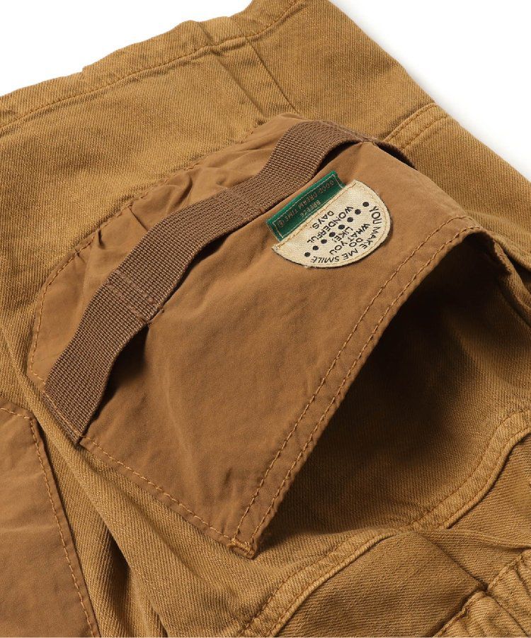 日本 BREEZE - 大口袋工裝風帥氣短褲-黑白條紋