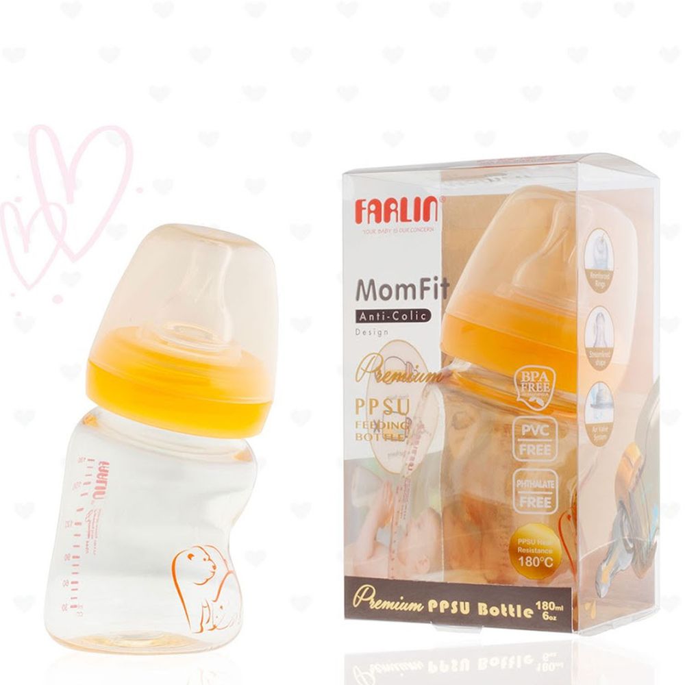 FARLIN - 全新 Touch PPSU 防脹氣奶瓶-180ml