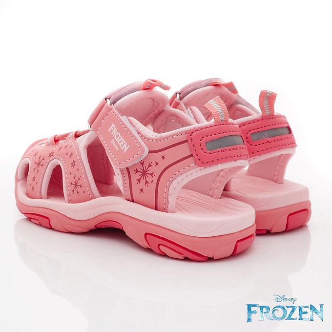 冰雪奇緣 - 冰雪奇緣電燈護趾涼鞋-FOKT37693蜜桃粉(中小童)-涼鞋-蜜桃粉