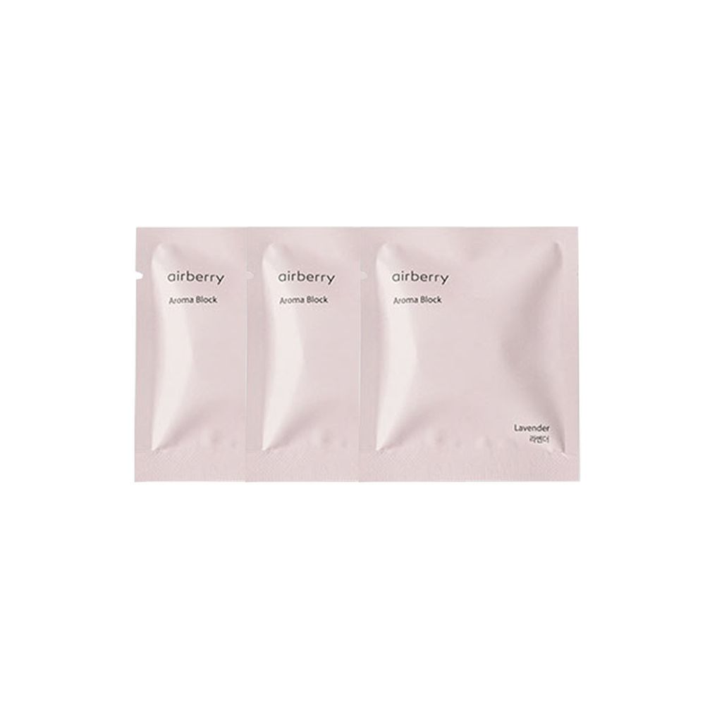 韓國 airberry - 特製香氛片(補充包)3個-薰衣草精油 (3.5g X 3)