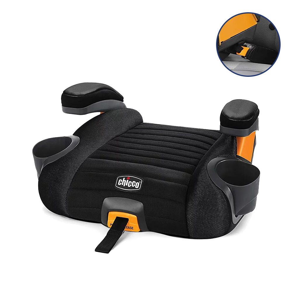 GoFit Plus汽車輔助增高座墊-鋼鐵黑