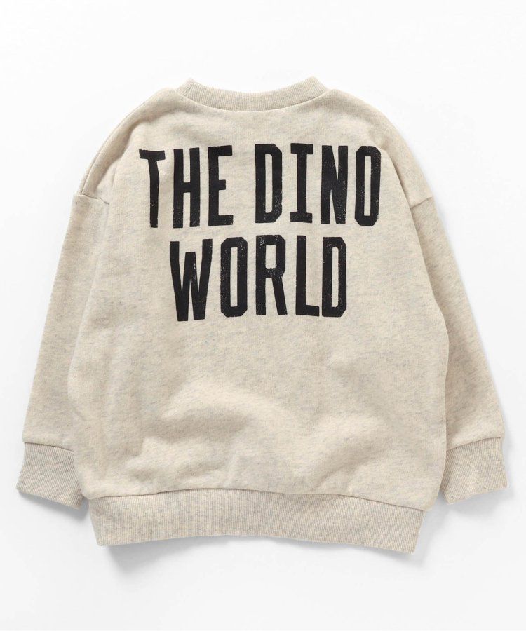 日本 BREEZE - 白堊紀公園純棉裏毛長袖上衣-黑