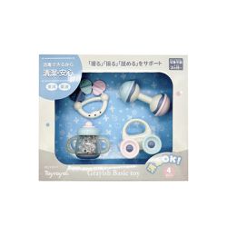 日本樂雅 Toyroyal - 北歐風可消毒基礎玩具禮盒(4入組)