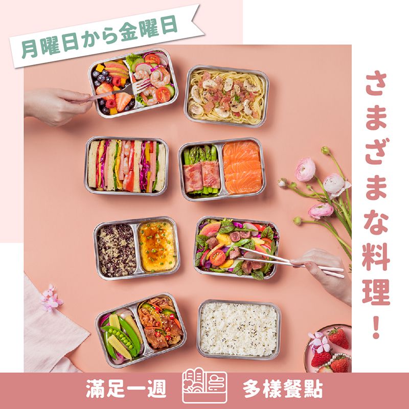 MIYA - 小主廚雙層不鏽鋼蒸煮即食鍋-MY-RC01-薄荷綠