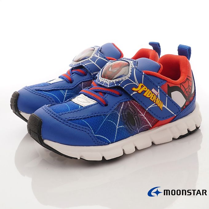 Moonstar日本月星 - 漫威聯名運動鞋-蜘蛛人(中小童段)-運動鞋-藍