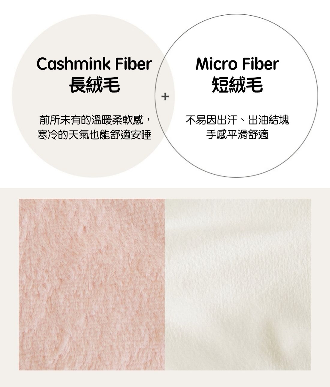 韓國 Maatila - 高密度雙面絨毛枕套-燕麥牛奶 (50X70cm)