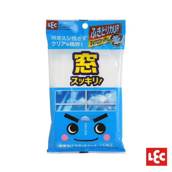 日本 LEC - 【激落君】日製玻璃窗用擦拭巾-15枚入