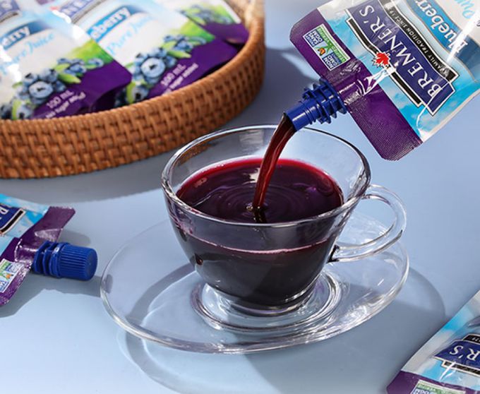 愛品鮮 - 【享吃鮮果】加拿大布蘭納藍莓原汁8包(100ml/包)